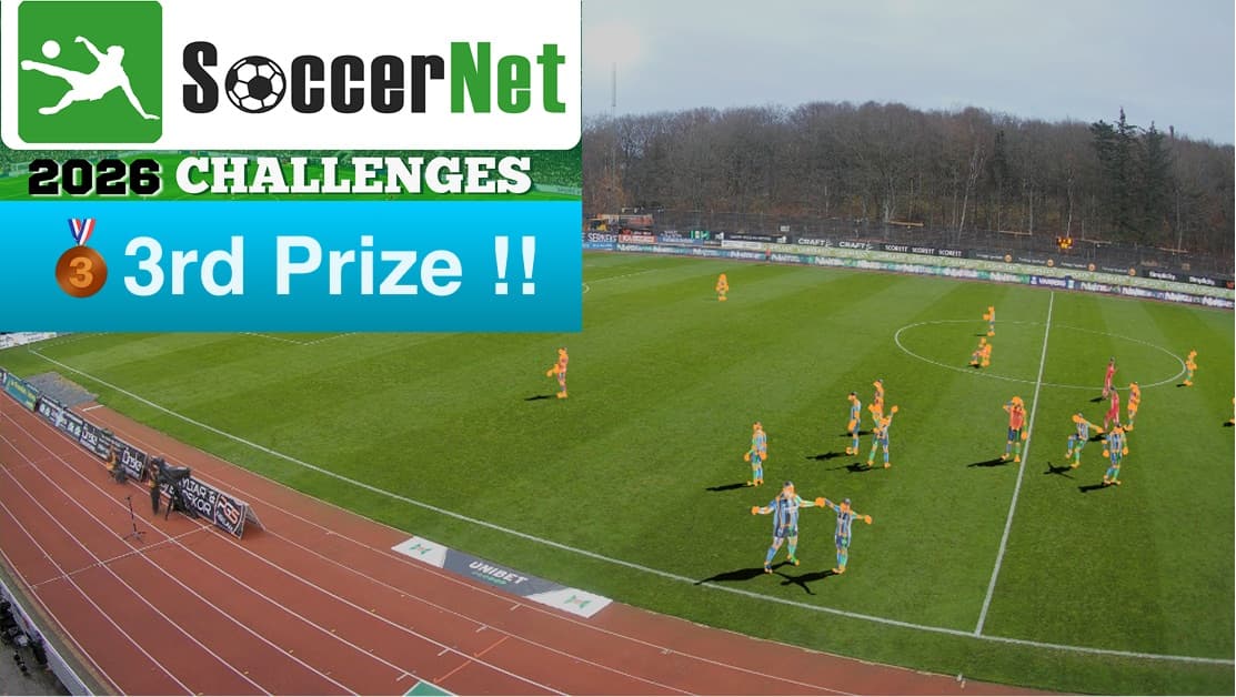 SoccerNet 2026 Challenges 3rd Prize
