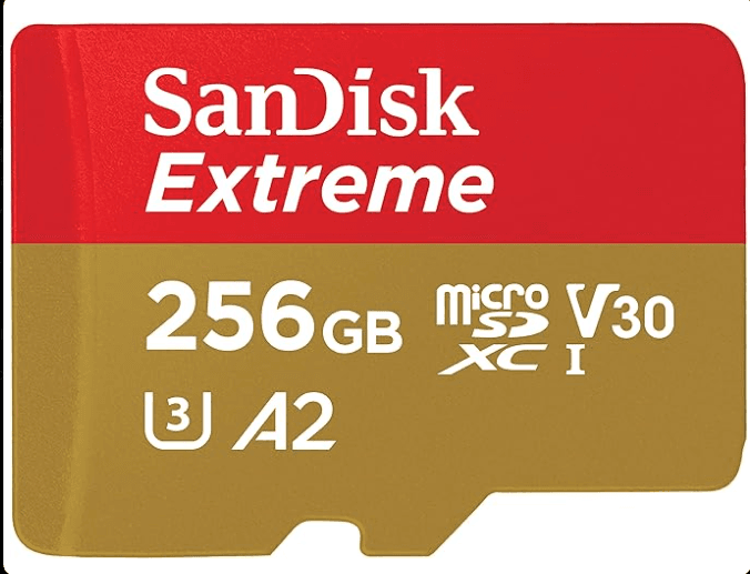 SanDisk Extreme 256GB microSD kart